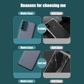 Armor Hard Phone Case for Samsung S25 / S24 / S23 / S22 Ultra / A14 / A34 / A54 – Rugged Shockproof Back Cover
