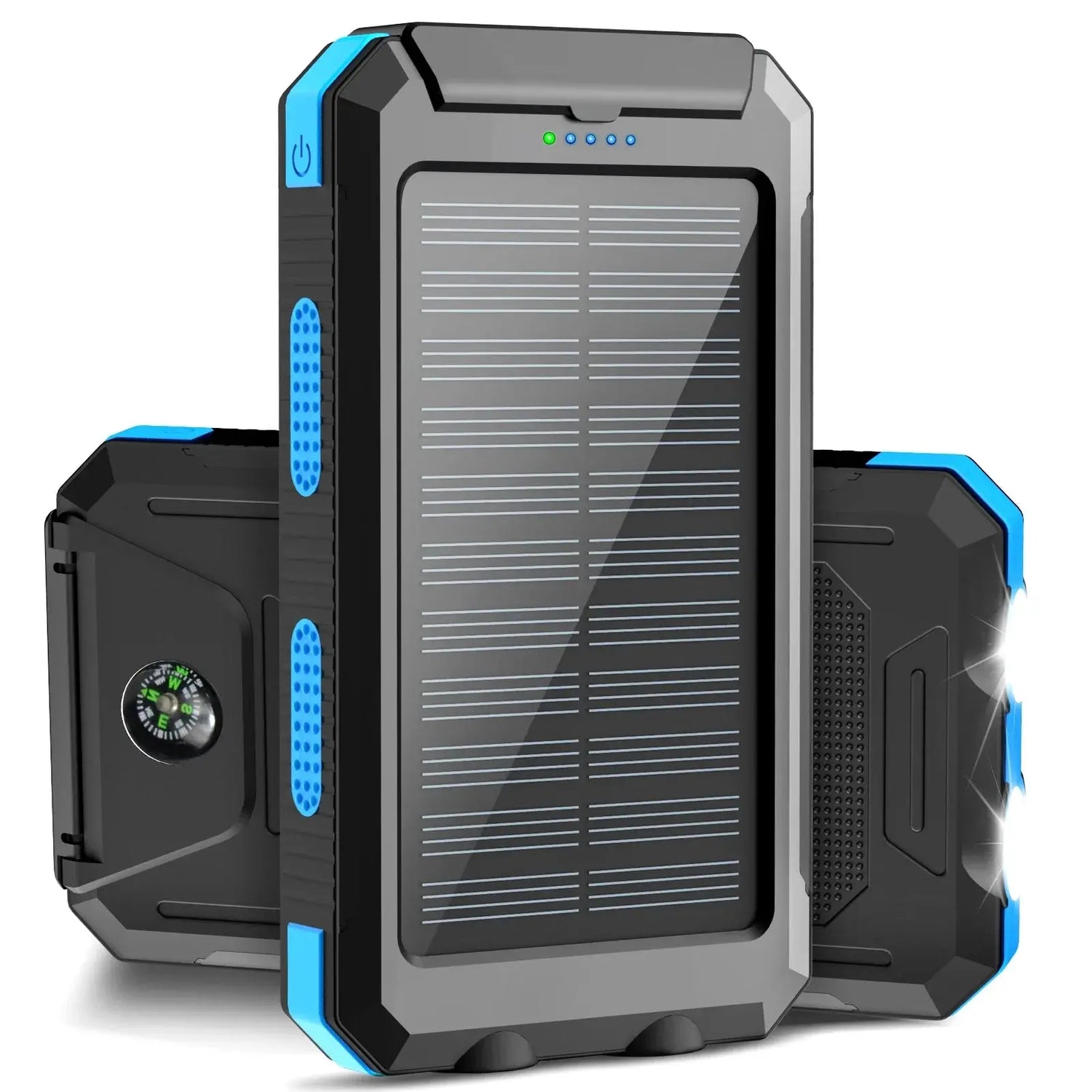 50,000 mAh Solar Power Bank - Compatible with Xiaomi, iPhone, Samsung