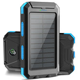 50,000 mAh Solar Power Bank - Compatible with Xiaomi, iPhone, Samsung