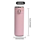 420ML Smart LED Temperature Display Thermos – Vacuum Insulated Stainless Steel Travel Mug