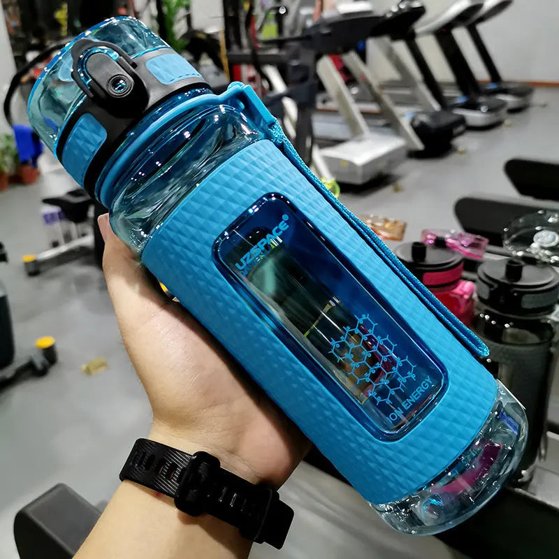 💧 2L Large Capacity Sports Water Bottle with Straw – Time Marker, Leak-Proof, Portable Hydration Jug