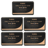 100g African Black Soap with Shea Butter – Moisturizing, Deep-Cleansing Acne Treatment Bar for Clear, Glowing Skin