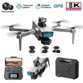 Professional 8K GPS Drone – 3-Axis Gimbal, EIS, 360° Obstacle Avoidance Quadcopter