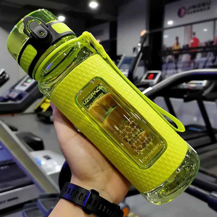 💧 2L Large Capacity Sports Water Bottle with Straw – Time Marker, Leak-Proof, Portable Hydration Jug