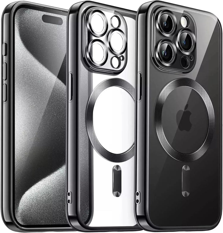  Case for Apple iPhone 16 / 16 Pro / 16 Pro Max – Magnetic Shockproof Soft TPU Cover