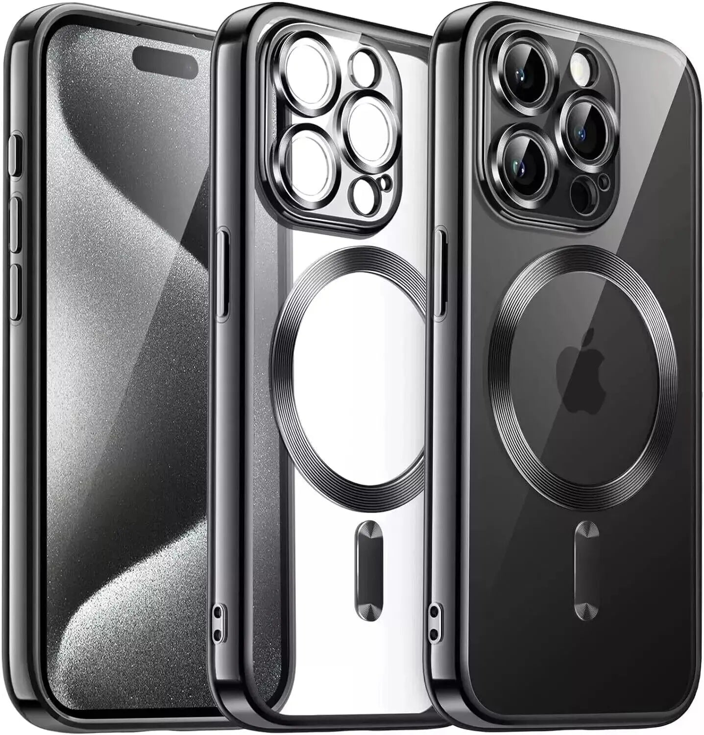  Case for Apple iPhone 16 / 16 Pro / 16 Pro Max – Magnetic Shockproof Soft TPU Cover