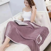 Wearable Coral Fleece Bath Towels - Soft, Absorbent, and Thickened Towel Dress and Camisole