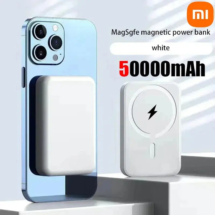 Xiaomi Magnetic Wireless Power Bank – Portable Fast Charging Battery Pack for iPhone, Samsung, Huawei