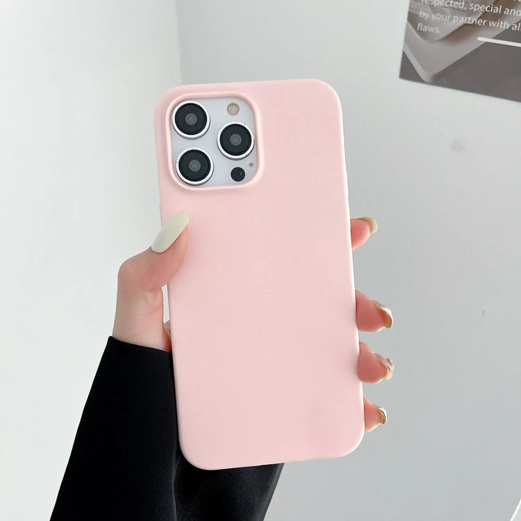 Case for Iphone 11 12 13 14 15 16 Pro Max XS XR Colour Shockproof Silicone Cover