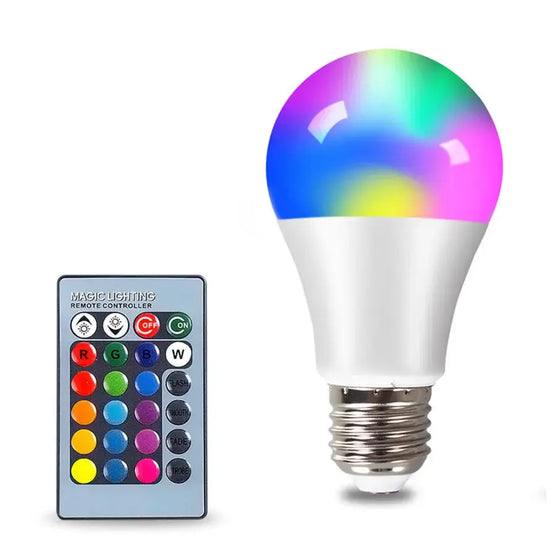 E27 LED RGBW Spotlight Bulb – 4W/10W/15W with IR Remote Control
