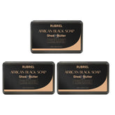 100g African Black Soap with Shea Butter – Moisturizing, Deep-Cleansing Acne Treatment Bar for Clear, Glowing Skin