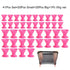  41‑piece silicone bell curler set with wig net