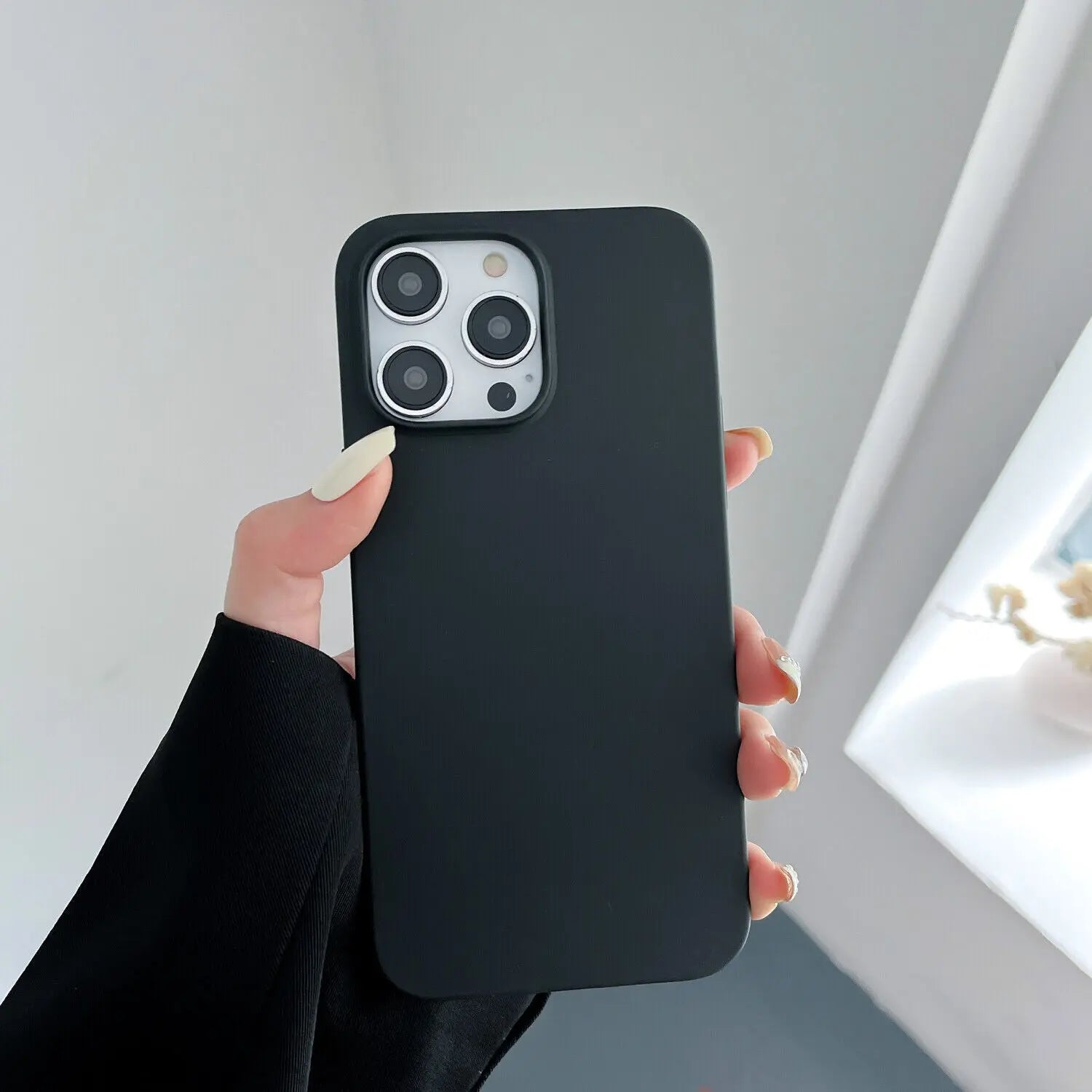 Case for Iphone 11 12 13 14 15 16 Pro Max XS XR Colour Shockproof Silicone Cover