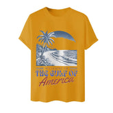 Welcome to the Gulf of America T Shirt Men T-Shirt Clothes Short Sleeve Tshirts Beach Tee Tops Male Clothes 2025 Summer