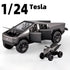 Tesla Cybertruck Pickup with Motorcycle 