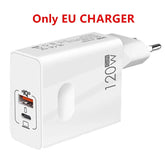 120W Fast Charger USB Type C PD Cable Fast Charging Quick Charge 3.0 Adapter for Iphone Xiaomi Samsung Oneplus Pixel Cellphones
