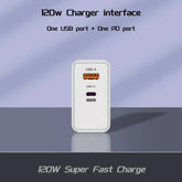 120W Fast Charger USB Type C PD Cable Fast Charging Quick Charge 3.0 Adapter for Iphone Xiaomi Samsung Oneplus Pixel Cellphones
