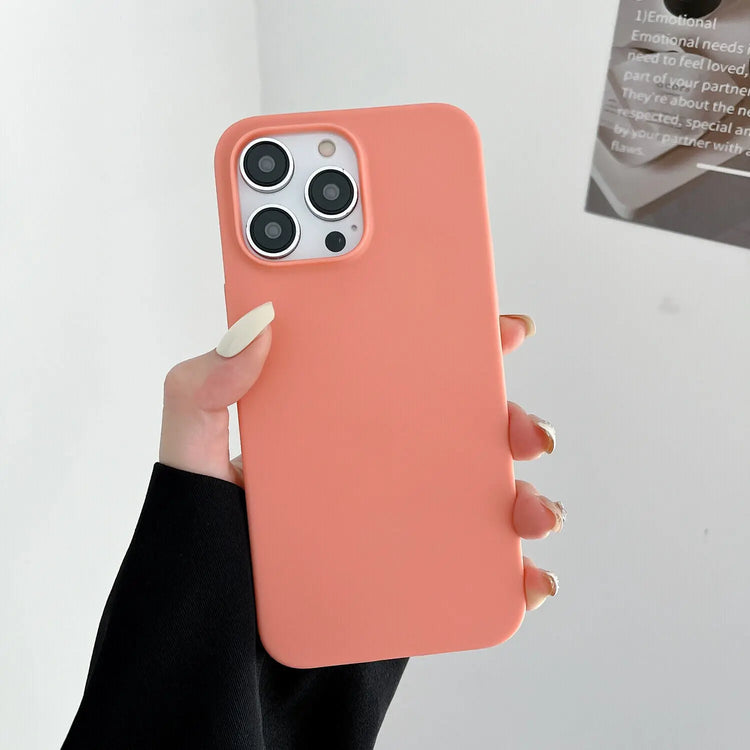 Case for Iphone 11 12 13 14 15 16 Pro Max XS XR Colour Shockproof Silicone Cover