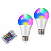 E27 LED RGBW Spotlight Bulb – 4W/10W/15W with IR Remote Control