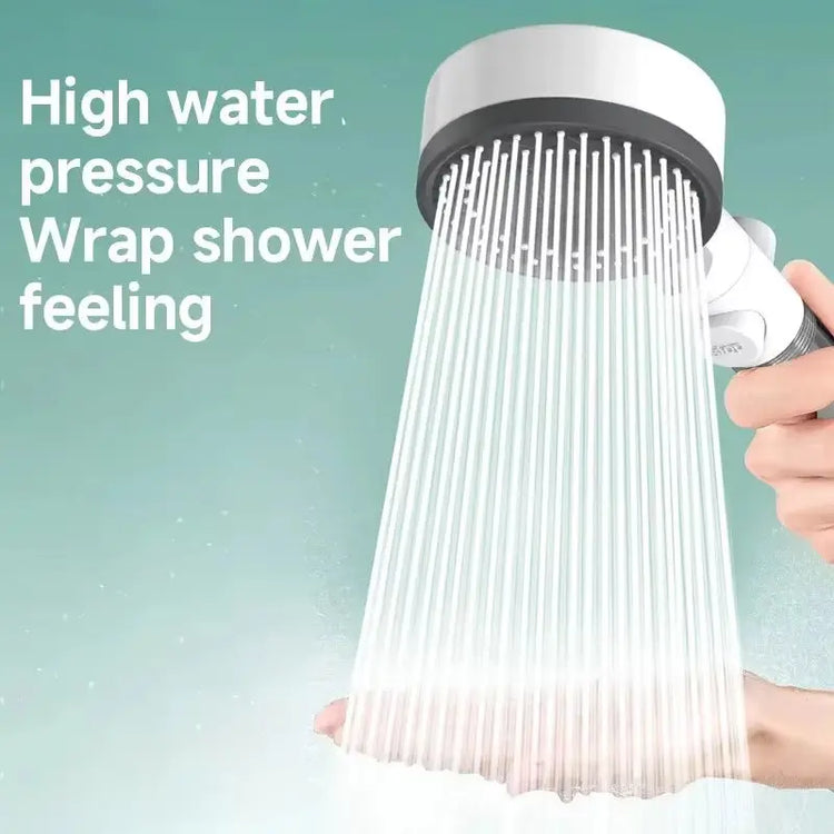 High-Quality 8-Mode Shower Head with Water Filter – Adjustable High-Pressure, One-Key Stop, Portable Bathroom Accessory