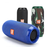 Waterproof Portable Bluetooth Speaker – Wireless Subwoofer with AUX, FM, and Music Center Features