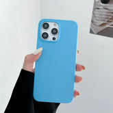 Case for Iphone 11 12 13 14 15 16 Pro Max XS XR Colour Shockproof Silicone Cover