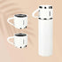 500ML Insulated Vacuum Flask Gift Set – Stainless Steel Thermos with 3 Cups