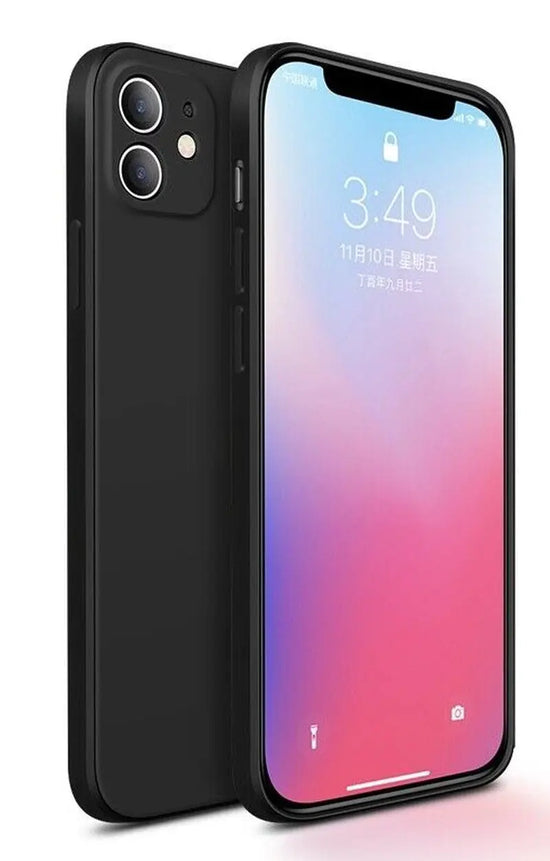 Shockproof Silicone Case for iPhone 16 / 15 / 14 Pro Max / Plus / 13 / 12 / 11 / XR / 8 / 7 – Soft Protective Back Cover