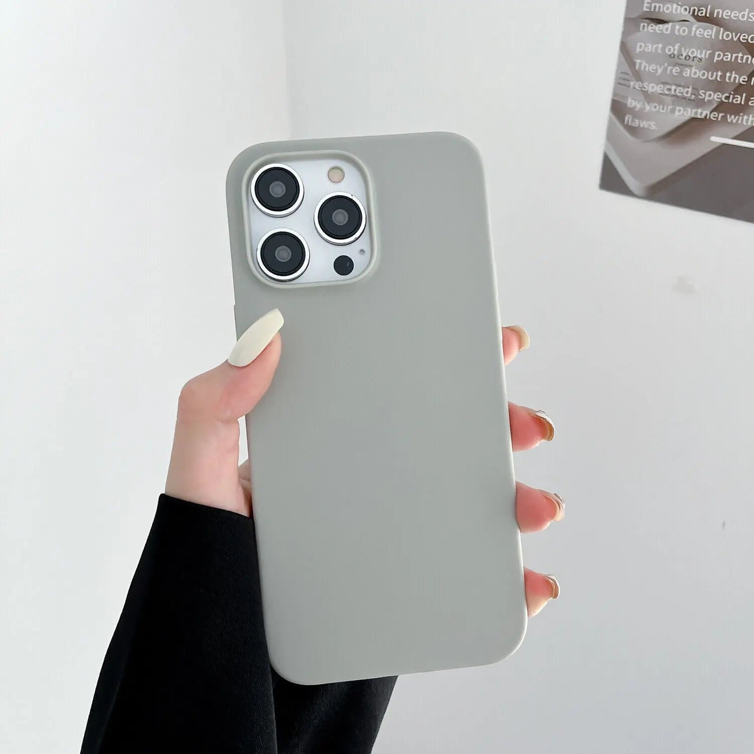 Case for Iphone 11 12 13 14 15 16 Pro Max XS XR Colour Shockproof Silicone Cover