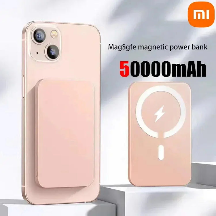 Xiaomi Magnetic Wireless Power Bank – Portable Fast Charging Battery Pack for iPhone, Samsung, Huawei