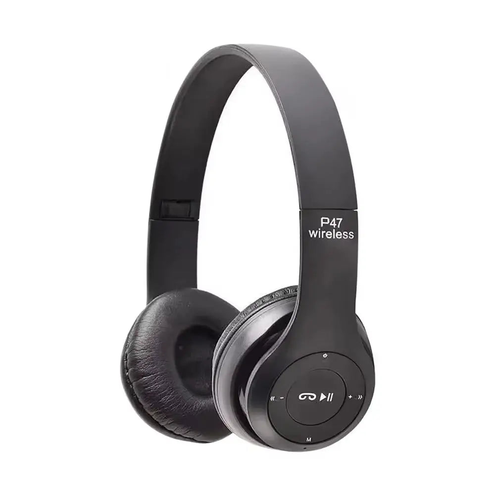 Stereo P47 Headset 5.0 Bluetooth Headset Folding Series Wireless Sports Game Headset for Iphone Xiaomi