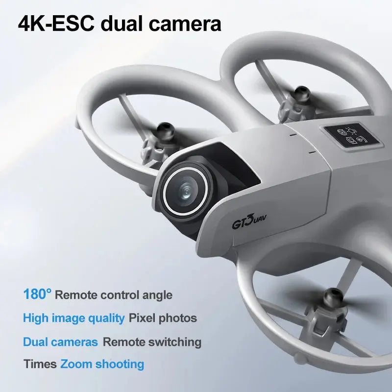 NEW GT3 GPS 8K Drone – Dual Camera, 5G WiFi, Obstacle Avoidance, Foldable Quadcopter