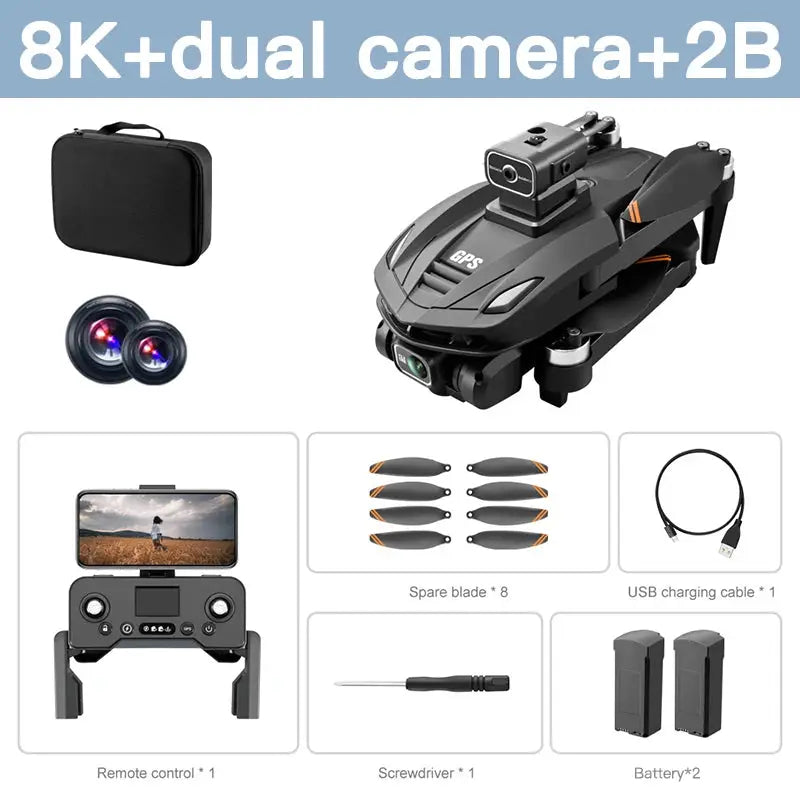 Xiaomi V168 8K 5G GPS Drone – Obstacle Avoidance & Aerial Photography Quadcopter