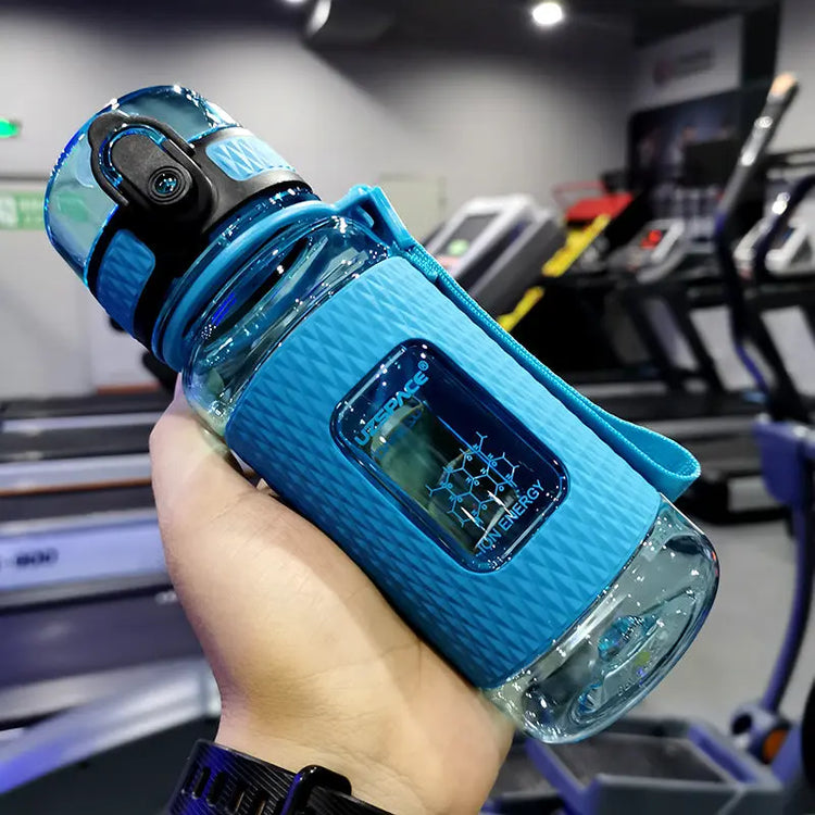 💧 2L Large Capacity Sports Water Bottle with Straw – Time Marker, Leak-Proof, Portable Hydration Jug